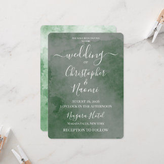 Create Your Own Vintage Texture Wedding Invitation