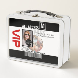 Create Your Own VIP Pass 8 ways to Personalise Metal Lunch Box