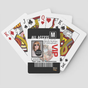 Create Your Own VIP Pass 8 ways to Personalise Playing Cards