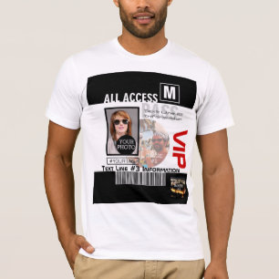 Create Your Own VIP Pass 8 ways to Personalise T-Shirt