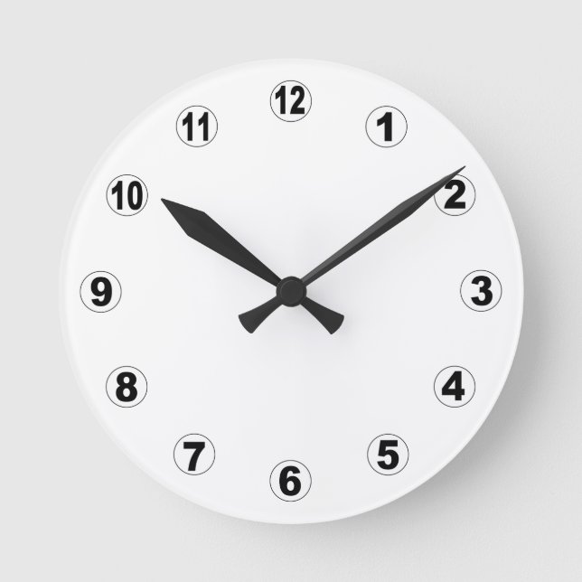 Create Your Own Wall Clock / custom, personalised (Front)