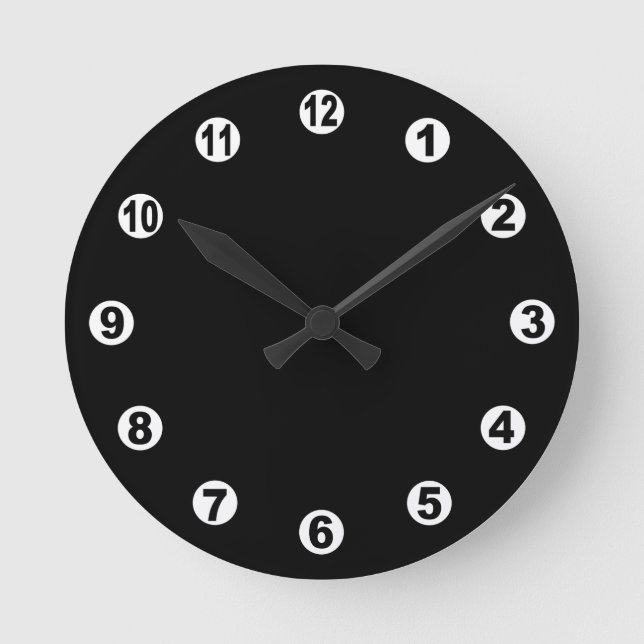 Create Your Own Wall Clock / personalised, custom (Front)