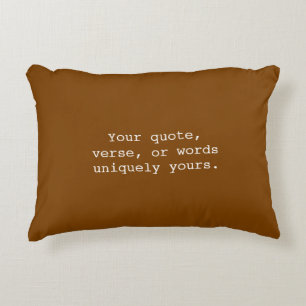 Create Your Own Warm Chocolate  Decorative Cushion