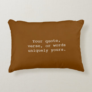 Create Your Own Warm Chocolate  Decorative Cushion