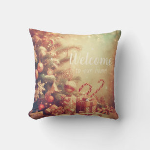 Create Your Own Warm Christmas Tree & Peppermint Cushion