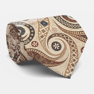 Create Your Own Warm Festive Tribal Autumn Tie