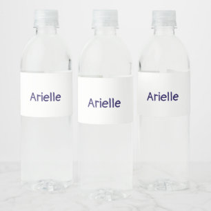 Create Your Own Water Bottle Label (8" x 2")