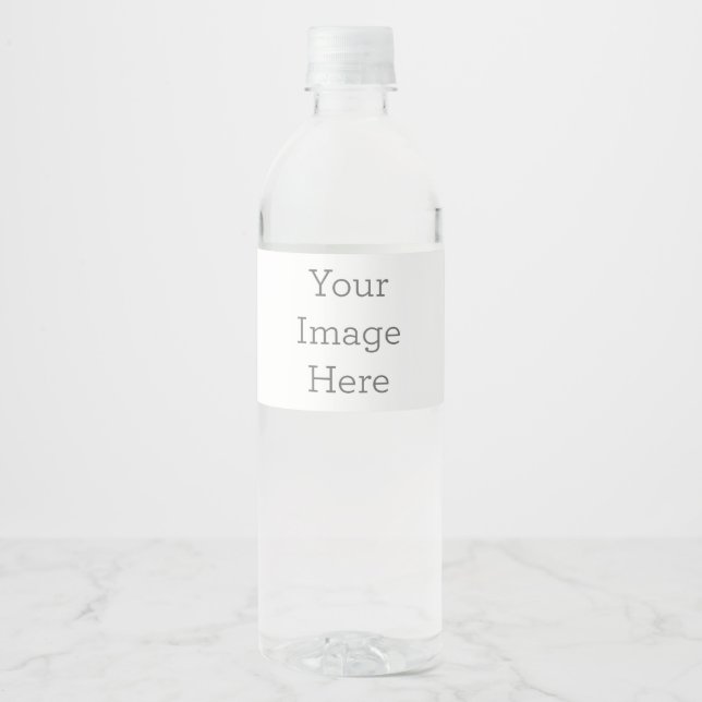 Custom Water Bottle Label (21 cm x 5.4 cm) (Front)