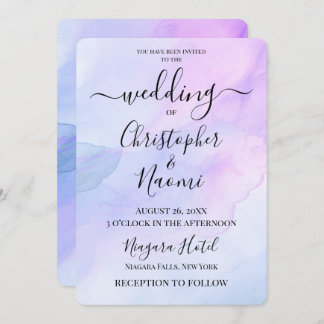Create Your Own Watercolor Background Invitation