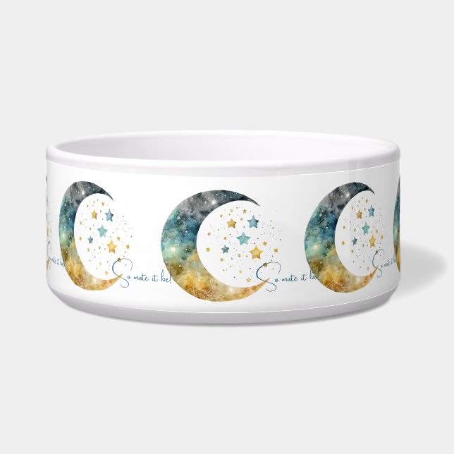 Create Your Own Watercolor Crescent Moon & Stars (Front)