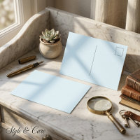 Create Your Own Watercolor Glossy Postcard