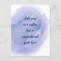 Create Your Own Watercolor Motivational Quote