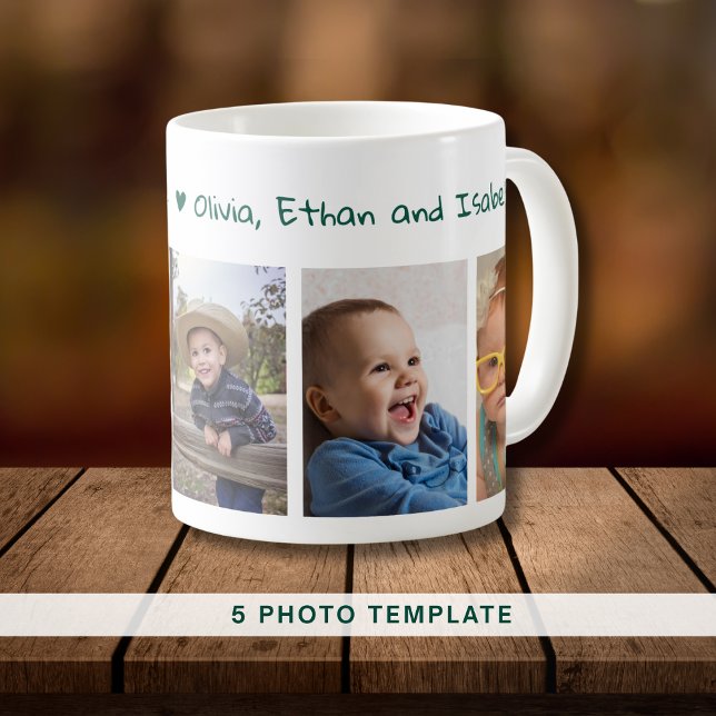 Create Your Own We Love You Pop 5 Photo Collage  Coffee Mug (Creator Uploaded)