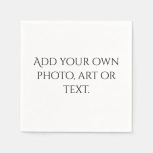 Create Your Own Wedding Baby Bridal Shower Party Napkin