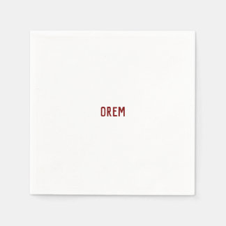 Create Your Own Wedding Cocktail Paper Napkin