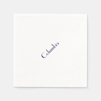 Create Your Own Wedding Cocktail Paper Napkin