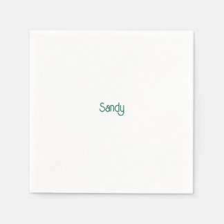 Create Your Own Wedding Cocktail Paper Napkin