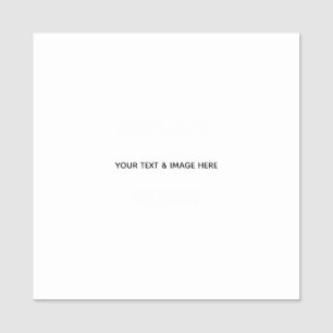 Create Your Own wedding custom Flat Note Card Name Tag