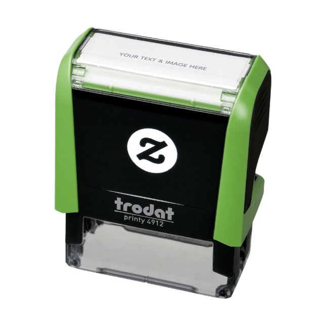 Create Your Own wedding custom Flat Note Card Self-inking Stamp (Product)