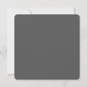 Create Your Own wedding dark grey Card