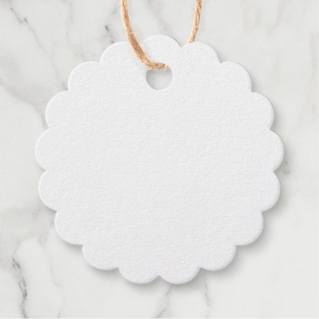 Create Your Own wedding Favour Tags (Front)