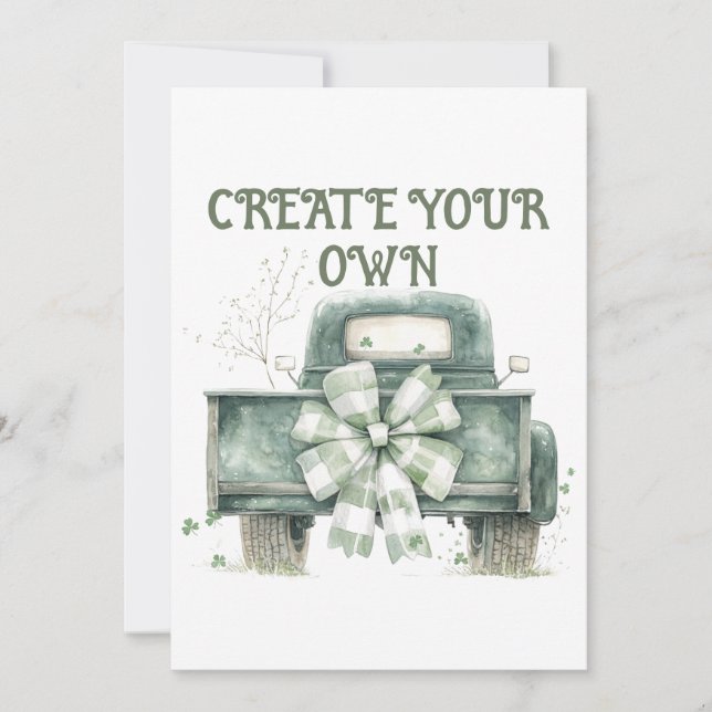 Create Your Own Wedding Invitation (Front)