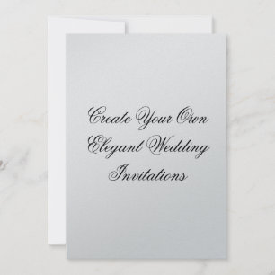 Create Your Own Wedding Invitations 5 x 7 inch