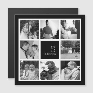Create Your Own Wedding Photo Collage Monogram
