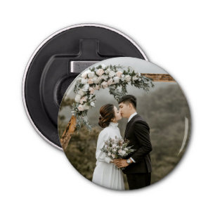 Create Your Own Wedding Photo Couple Bottle Opener
