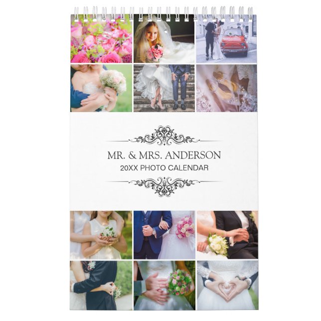 Create Your Own Wedding Photos 2025 Calendar (Cover)