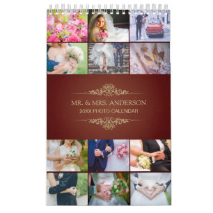 Create Your Own Wedding Photos 2025 Calendar