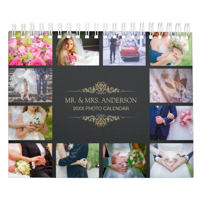 Create Your Own Wedding Photos 2025 Calendar (Cover)