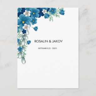 Create Your Own wedding Postcard