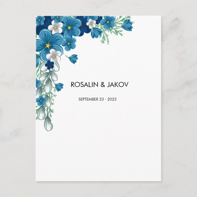 Create Your Own wedding  Postcard (Front)