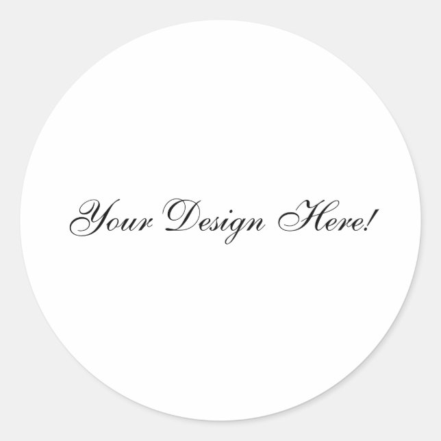 Create Your Own Wedding Stickers (Front)