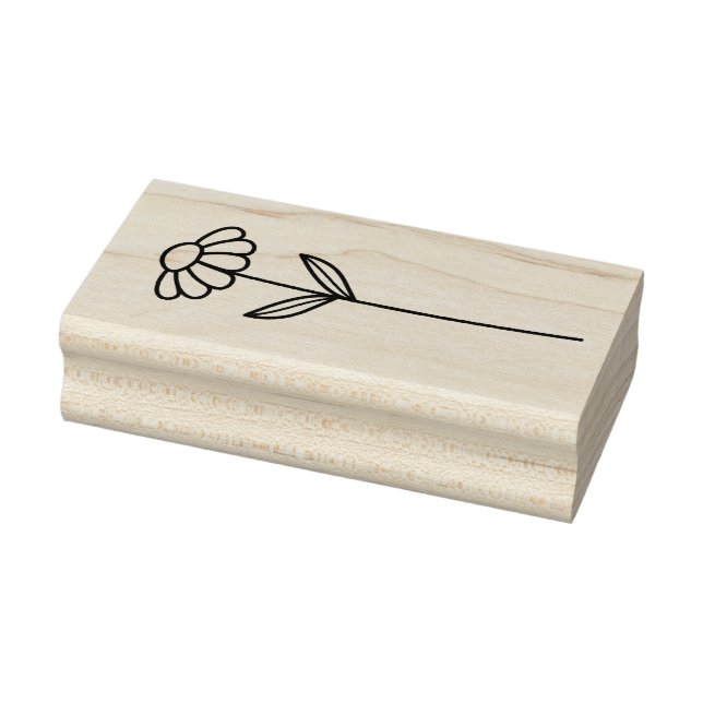 Create Your Own Whimsical Daisy Flower Floral Rubber Stamp (Stamp)