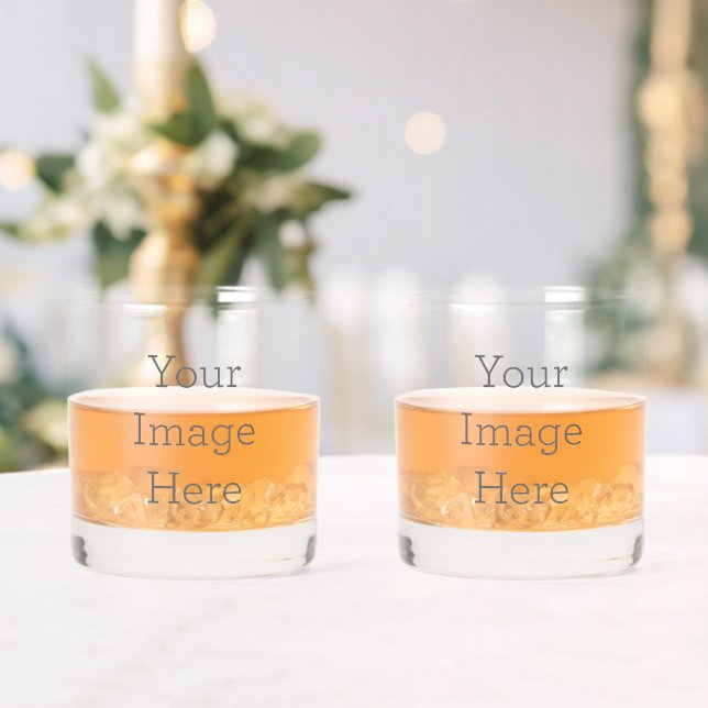 Drinkware Style: Printed Rocks Glass, Set: Set of 2, Size: 354,88 ml (12-ounce) (Insitu (Wedding))