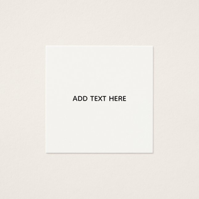 Create Your Own White  (Front)