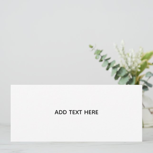 Create Your Own White  (Standing Front)
