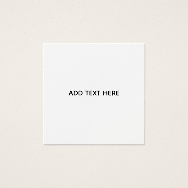 Create Your Own White  (Front)