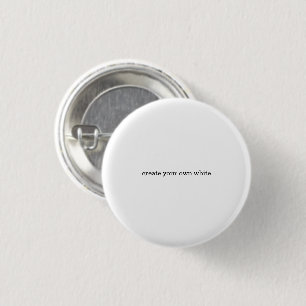create your own white 3 cm round badge