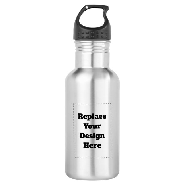 Create Your Own white  710 Ml Water Bottle (Front)