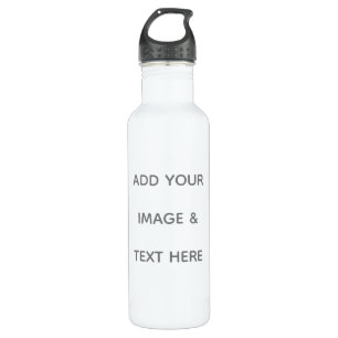 Create Your Own white  710 Ml Water Bottle
