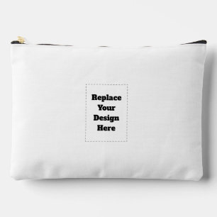 Create Your Own white Accessory Pouch