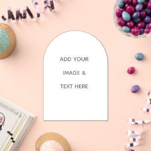 Create Your Own white Acrylic Invitations