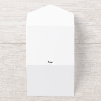 Create Your Own white All In One Invitation