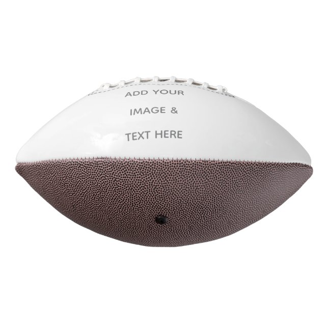 Create Your Own white  American Football (Rotated 270)
