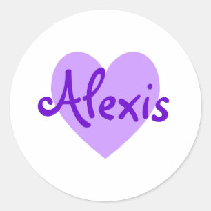 Create Your Own White and Purple Heart Classic Round Sticker