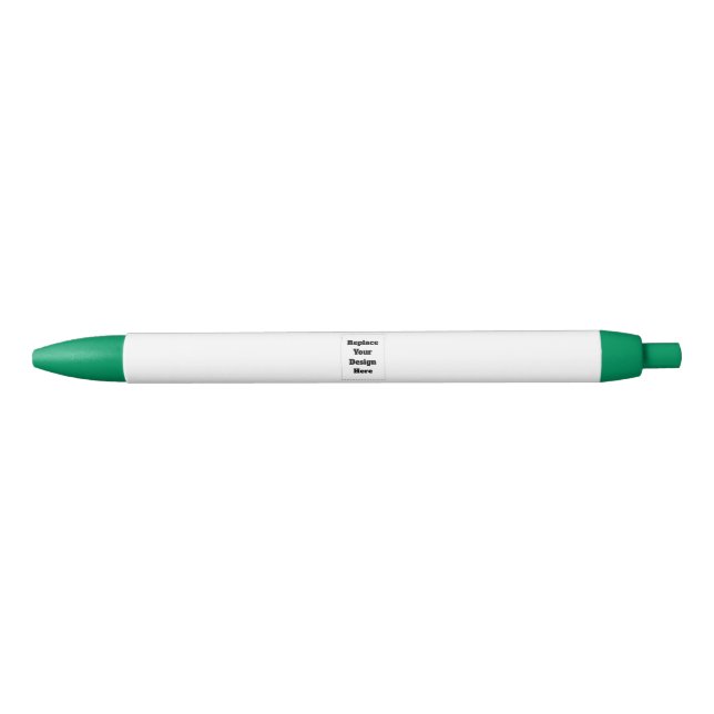Create Your Own white  Black Ink Pen (Front)