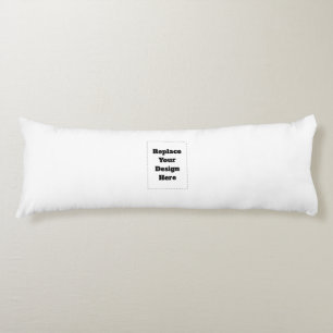 Create Your Own white Body Cushion